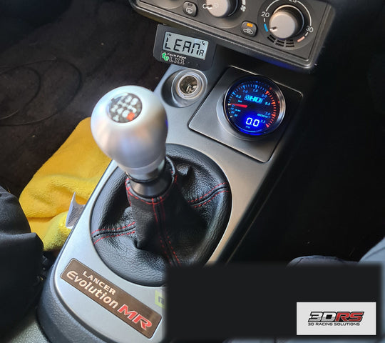 Ash Tray Gauge Pod - Mitsubishi Lancer Evolution (7/8/9) by 3D Racing Solutions