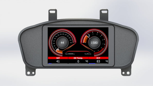 Dash Cluster - Mitsubishi Lancer Evolution (4/5/6)  / Mirage (1995-2003) by 3D Racing Solutions