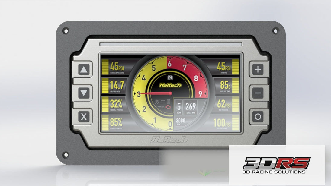 Haltech IC-7 Universal Flush Mount Bezel by 3D Racing Solutions