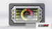 Haltech IC-7 Universal Flush Mount Bezel by 3D Racing Solutions