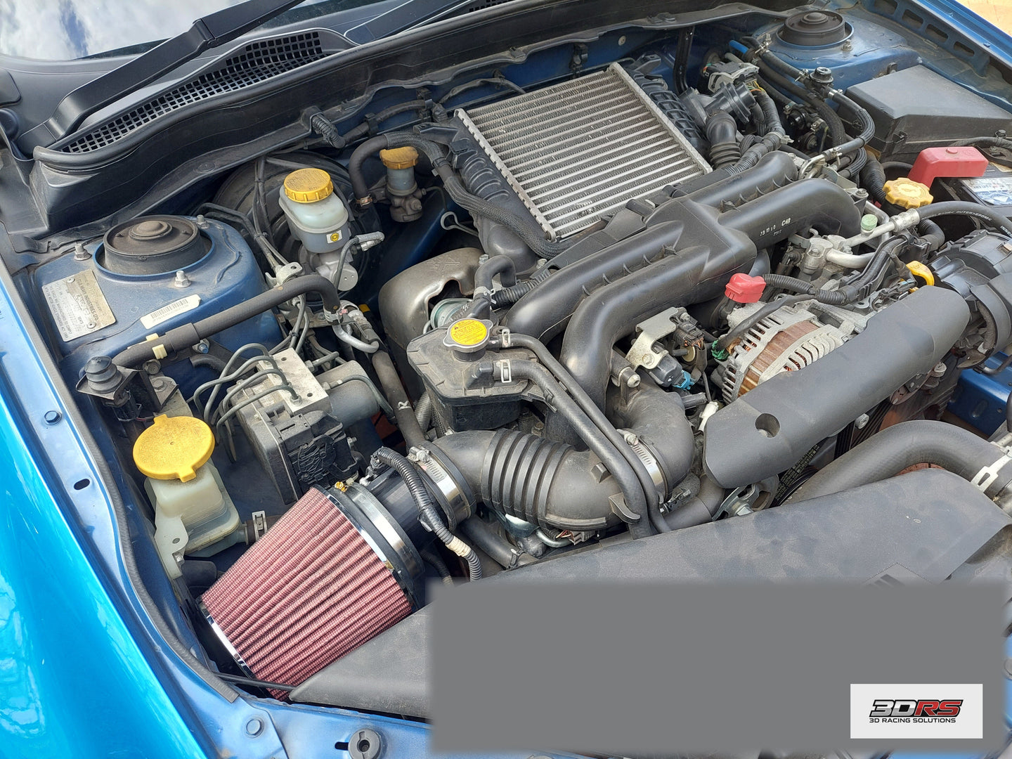Pod Filter Adapter - Subaru Impreza WRX/STI Gen 3 (2008-2014) by 3D Racing Solutions